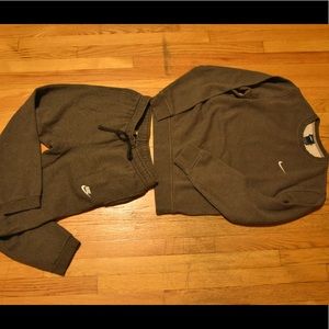 Nike suit, joggers and crew neck. Bundle of 2